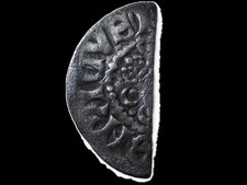 Henry 111 halfpenny voided long cross Class 3a1 or 3a2. Canterbury mint