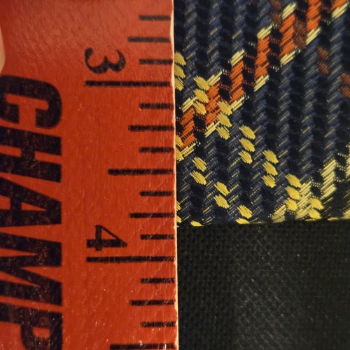 Structure Le Collezioni Blue Yellow Red Plaid Necktie Silk USA 3.75 x 56" New - Picture 5 of 6