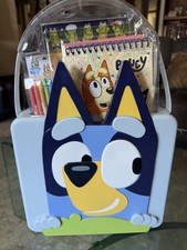 Bluey Kids Activity Set Travel Case w/ Crayons Stickers Notebook Toy