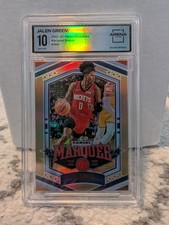 Jalen Green 2021-22 Panini Chronicles Bronze Graded 10 RC Houston Rockets #366