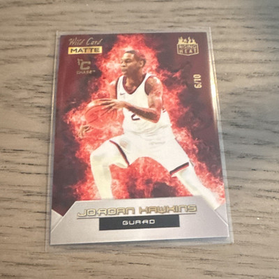 Wild Card Matte Draft Rising Heat Jordan Hawkins RH-13 Chase 6/10