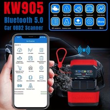 ELM327 Bluetooth 5.0 OBD2 Car Diagnostic Scanner Code Reader Android iOS