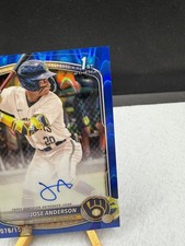 2025 Bowman Chrome Prospect Autographs Jose Anderson Jose Anderson #CPA-JA /150