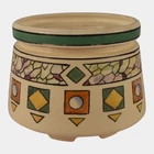 Roseville Persian Creamware 1916 Vintage Art Pottery Planter With Liner