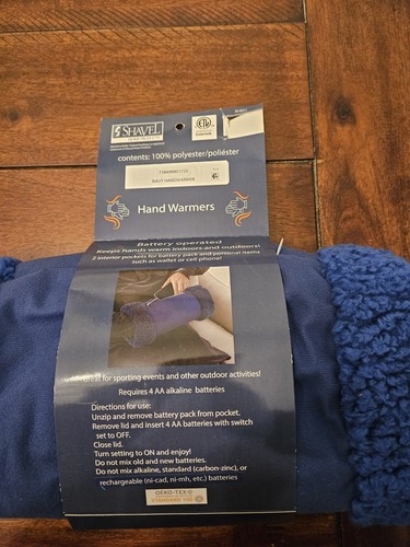 Hand Warmer Battery Operated New Blue - Picture 2 of 12