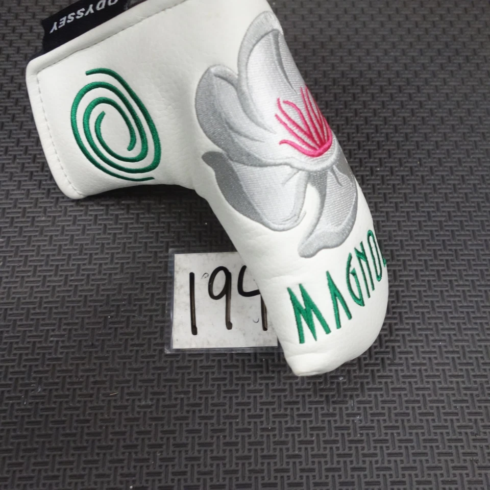 Odyssey MAGNOLIA blade putter head cover club cover shipping 25080 BRAND NEW - Image 3 of 4