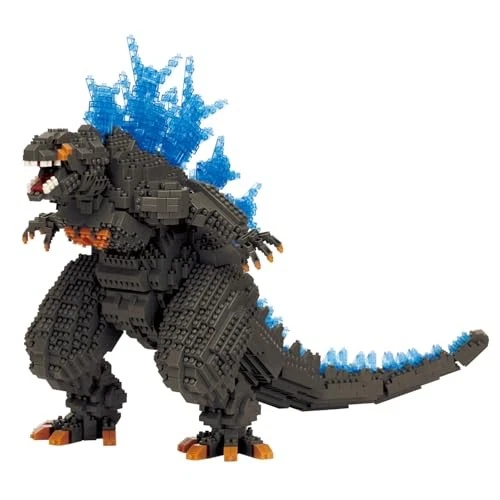 Kawada nanoblock NB-063 Godzilla (2023) Deluxe Edition Japan Exclusive Model - Image 3 of 4