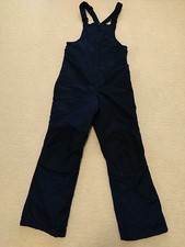 Lands' End Youth 10-12 Squall Grow A Longs Overalls Bibs Snow Pants Navy NWOT
