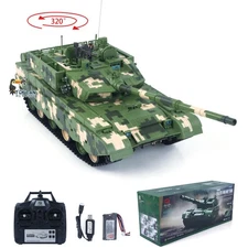 Plastic HengLong 1/16 RC Main Battle Tank 3899A IR Combat Smoke Light Sound
