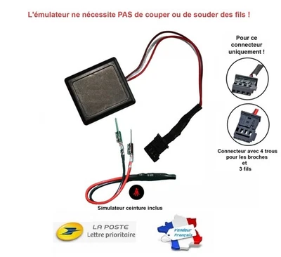 Simulateur Tapis Sensitif Défaut Panne Voyant Airbag BMW série 3 E90/E91/E92/E93