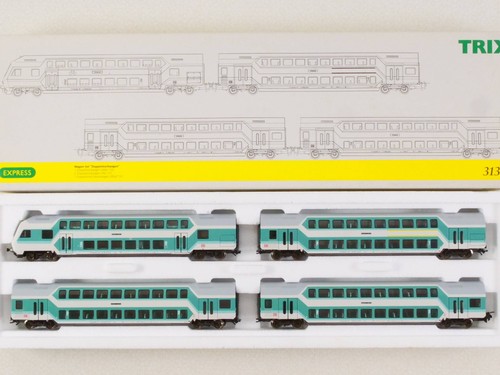 Trix Express 31362 Doppelstockwagen-Set mit Steuerwagen TOP! OVP 1706-18-48 | Condition: Gebraucht