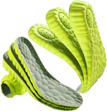 6Pcs Unisex Foam Heightening Insoles. Cushioned, Suitable for Work and Sports Sh