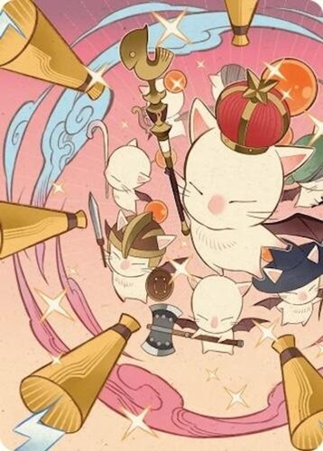 Summon: Good King Mog XII Art Card 41/53 Final Fantasy Art Series MTG