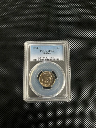 1938-D BUFFALO NICKEL PCGS MS66