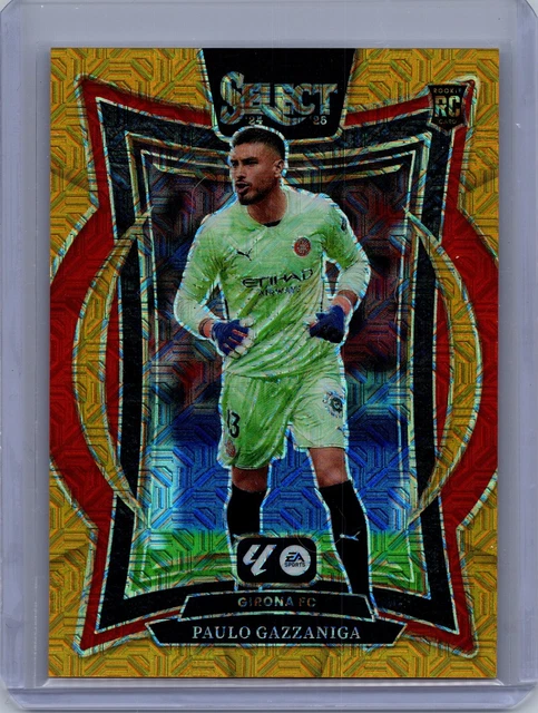 2024-25 Panini Select La Liga #95 Paulo Gazzaniga Gold #/10