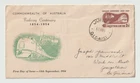 13/9/1954 Australia FDC - Railway Centenary 1854 - 1954 - Junda CDS Postmark