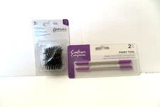 Crafter's Companion Pokey Tool Set & Replacement Brush Head for Gemini Die Tool