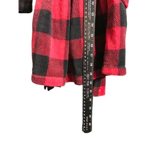 Abercrombie Kids Red Plaid Robe Size 11/12 - Cozy, Cabincore, Sleepwear - Picture 6 of 6