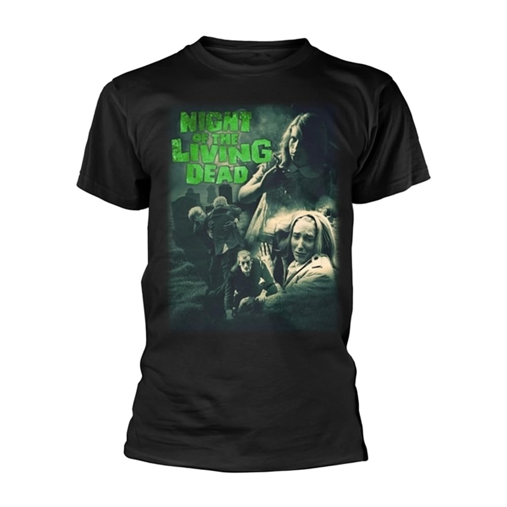 Night of the Living Dead Unisex Adult Classic T-Shirt XL Black