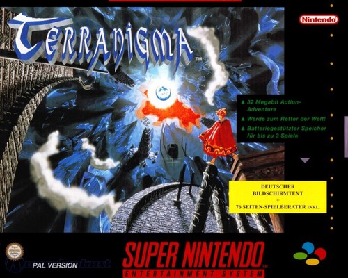Nintendo SNES Spiel - Terranigma inkl. Lösungsbuch DEUTSCH mit OVP / Big Box
