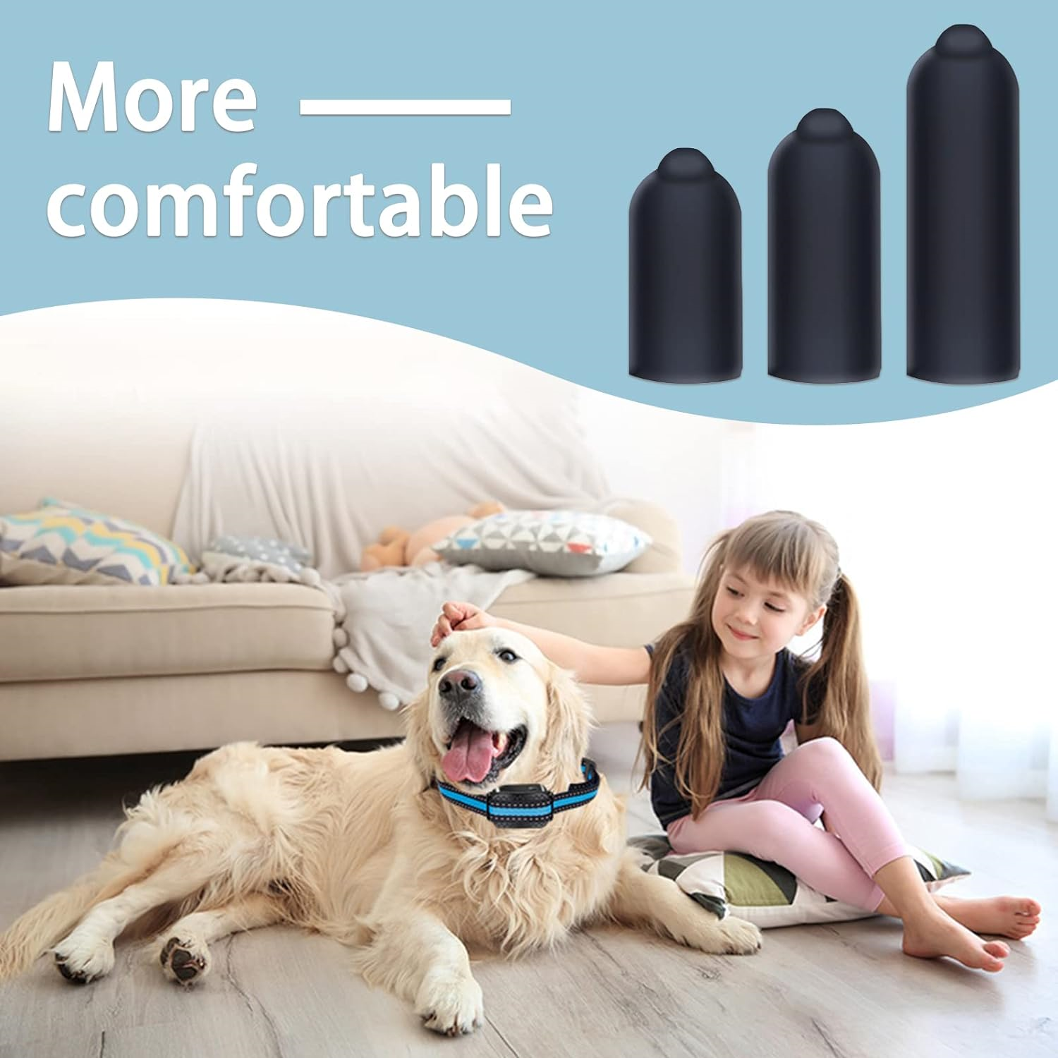 24 Pcs Dog Shock Collar Rubber Tips,Training Collar Replacement Parts