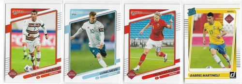 2021-22 Donruss Soccer Road To Qatar Complete Base Set 1-200 x10 Martinelli RC +