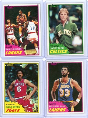 1981-82 Topps Basketball set (1-110) - Magic Johnson,Larry Bird