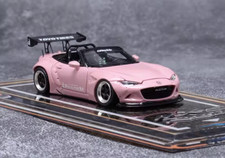 Cr Ym 164 Pink Miata Mx5 Roadster Convertible Model Diecast Resin Car