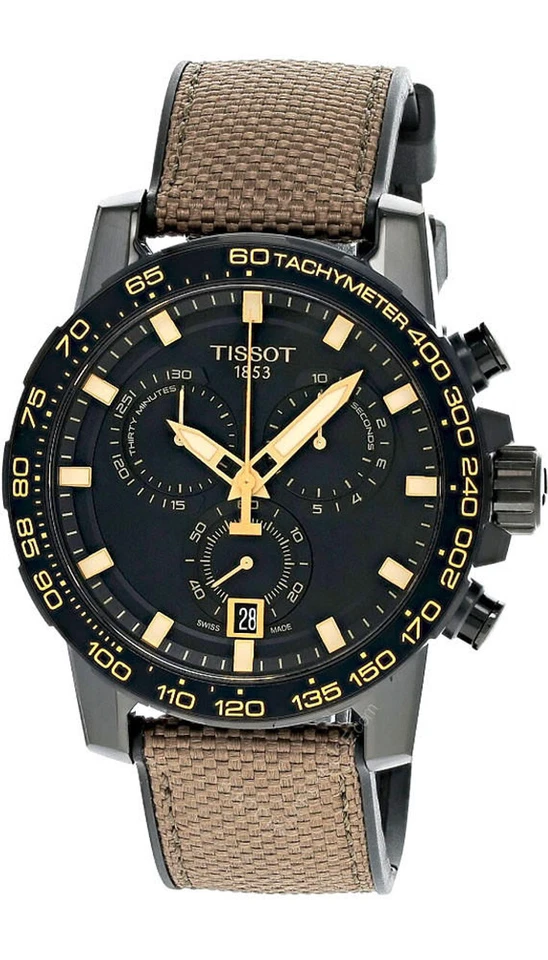 RELÓGIO MASCULINO TISSOT SUPERSPORT CHRONO 45,5 MM MOSTRADOR PRETO T1256173705101
