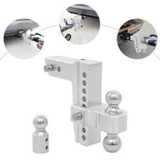 8 Adjustable Trailer Hitch Heavy Duty Tow Hitch2.5 Receiver 3 Ball Heads Key 8 Adjustable Trailer Hitch Heavy Duty Tow Hitch2.5 Receiver 3 Ball Heads Key
