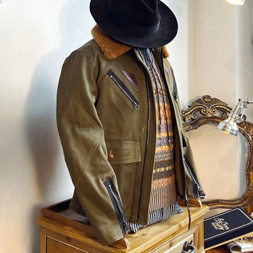 Mens Winter Casual Jacket Oil Waxed Canvas American Military Vintage Style Wool - Picture 34 of 46