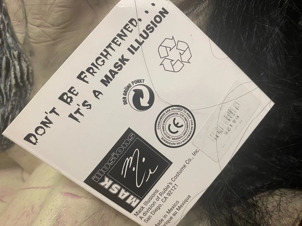 Corpse Maker Mask Rob Zombie Undertaker Ghoul Rubies Adult Costume Accessory - Image 3 of 3