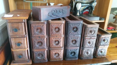 Antique Singer Sewing Machine Drawers Antiques