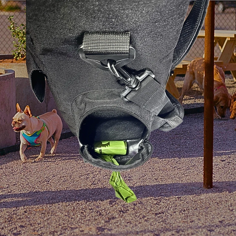 Dog Travel Bag Backpack- Pet Travel Accessories Included- Airline Approved - Image 3 of 4