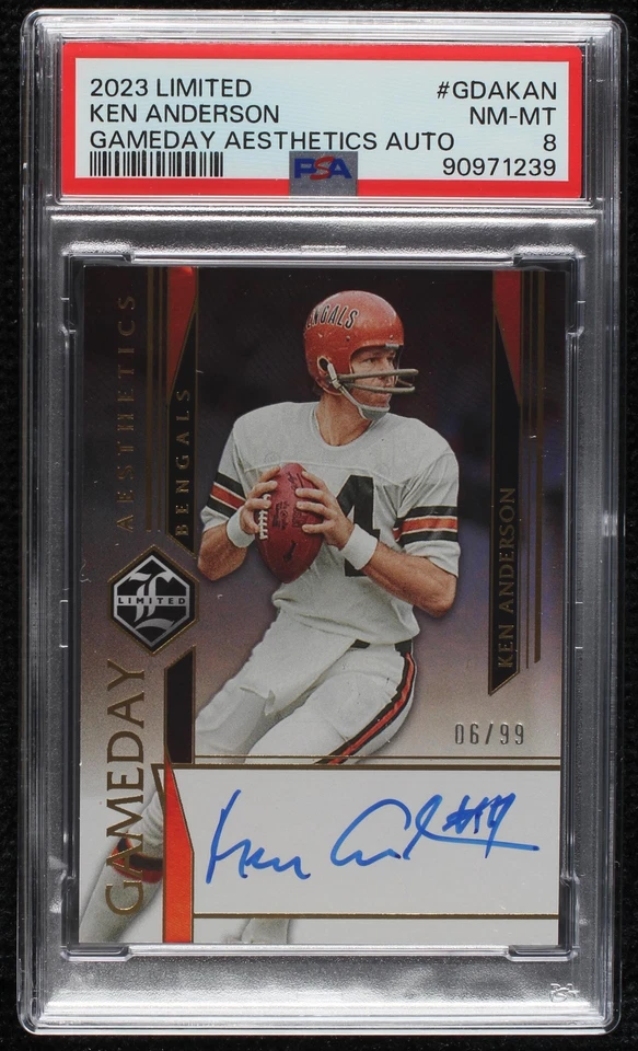 2023 Panini Limited Ken Anderson #GDA-KAN