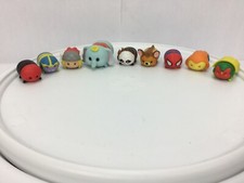 Disney & Marvel Tsum Tsum Vinyl Figures Lot of 9. 8 small 1 medium Preowned