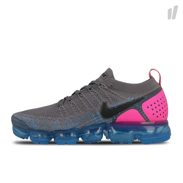 Shop Nike Air VaporMax Flyknit 3 Black Baltic Blue Hyper Pink (W) At Low Price Online At Solez4Real