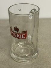 Tyskie Gläser Glas Krug 1L Tyski Krüge Kufel Maßkrug Maßkrüge Masskrug