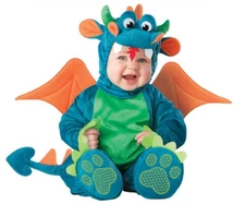 InCharacter Plush Dinky Dragon Infant/Toddler Costume, 12-18 or 18-24 Months
