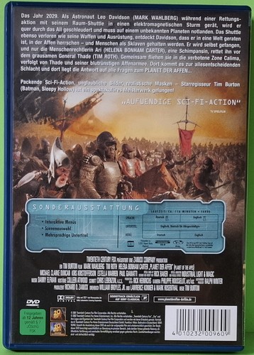 Planet der Affen (DVD 1 - Hauptfilm) 2001 | DVD-Video | Ein Tim Burton Film - Picture 2 of 3