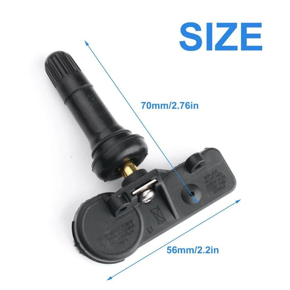 Sensor de presión de neumáticos 4 piezas para Ford Motorcraft DE8T-1A180-AA EE. UU. Foto 4 de 4