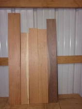 5 PC 4 PC CHERRY 1 PC WALNUT BOARDS KILN DRIED LOT 333L CLEAR FLAT