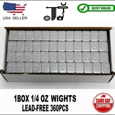 1 Boxes Stick On Self Adhesive Wheel Weights - 14oz 6 Lb Best Value Gray