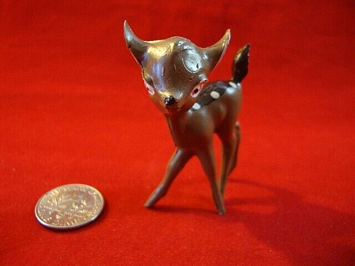 Vintage Walt Disney Productions Marx Heimo Disneykin/DisneyKing BAMBI - 2" Size - Picture 2 of 6