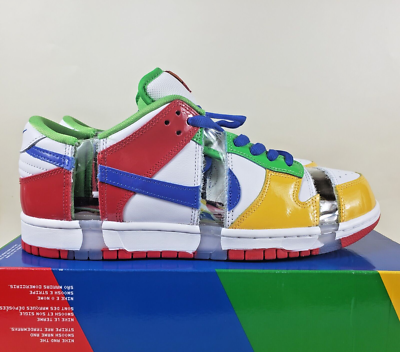 Nike SB Dunk Low Ebay Mens Size 11 FD8777-100 Sandy Bodecker New
