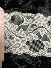 20 yards light pink 4 3/4  wide lace trim
