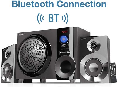 Boytone BT-225FB Powerful Wireless Bluetooth Home Speaker System 60 W, FM Radio