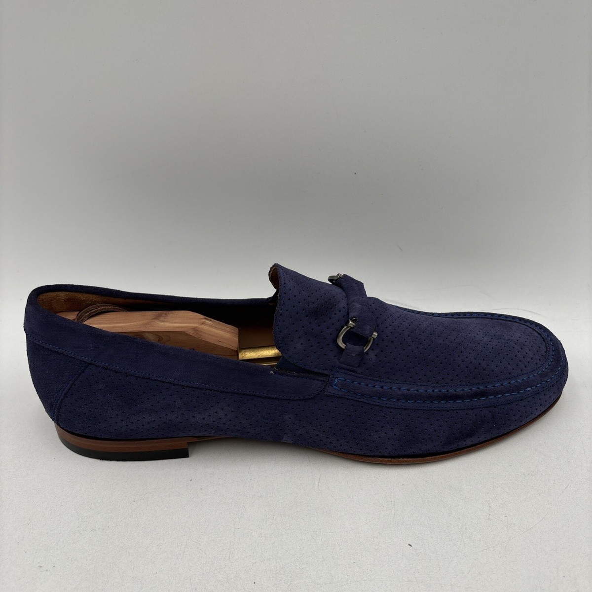 ❤️Mezlan❤️1968 Collection Men’s loafers Mezlan 1968 Mens Slip On Loafer Shoes Pointy Toe Silver  main image 3