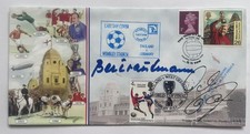 England v Germany Last Match Played @ Old Wembley 2000 Signed First Day Cover