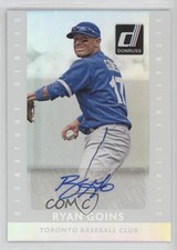 2015 Panini Donruss Signature Series Ryan Goins #80 Auto 9ce